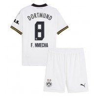 Camisa de Futebol Borussia Dortmund Felix Nmecha #8 Equipamento Alternativo Infantil 2024-25 Manga Curta (+ Calças curtas)